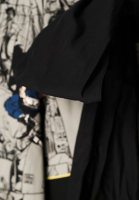 Multicolor Comic-Print Prada Skirt