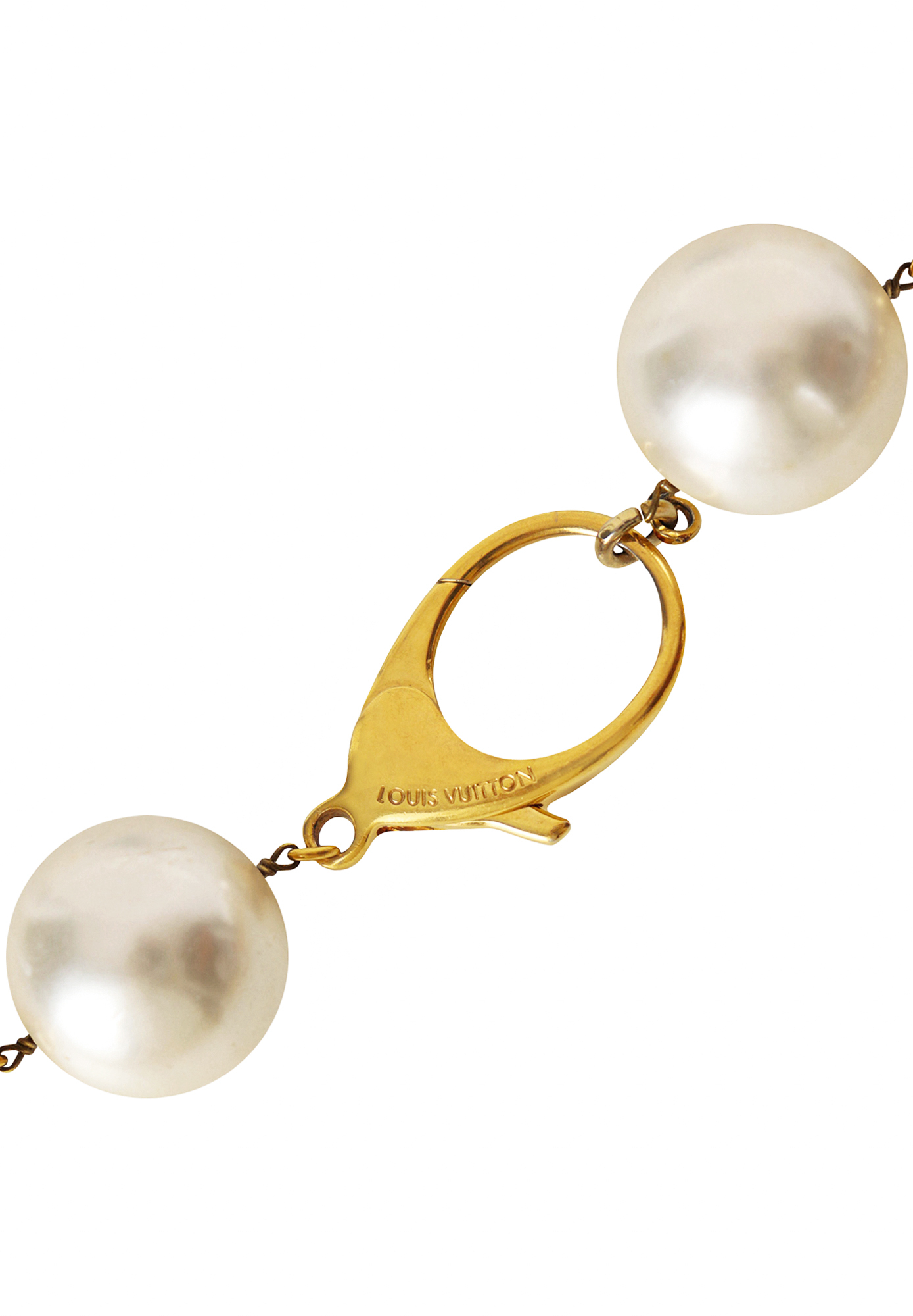 Louis Vuitton Chain Belt With Pearls