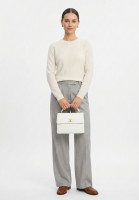 Chanel Kelly Flap White Bag