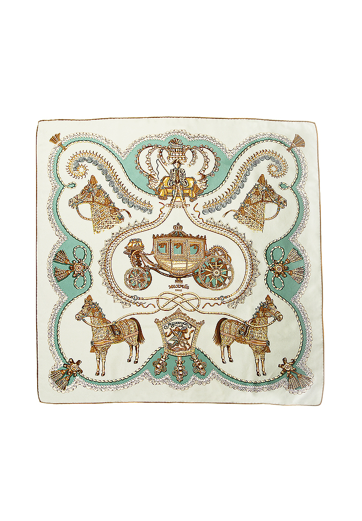 Hermès Paperoles Silk Scarf