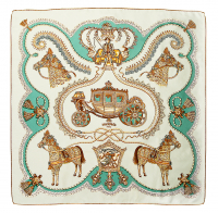 Hermès Paperoles Silk Scarf