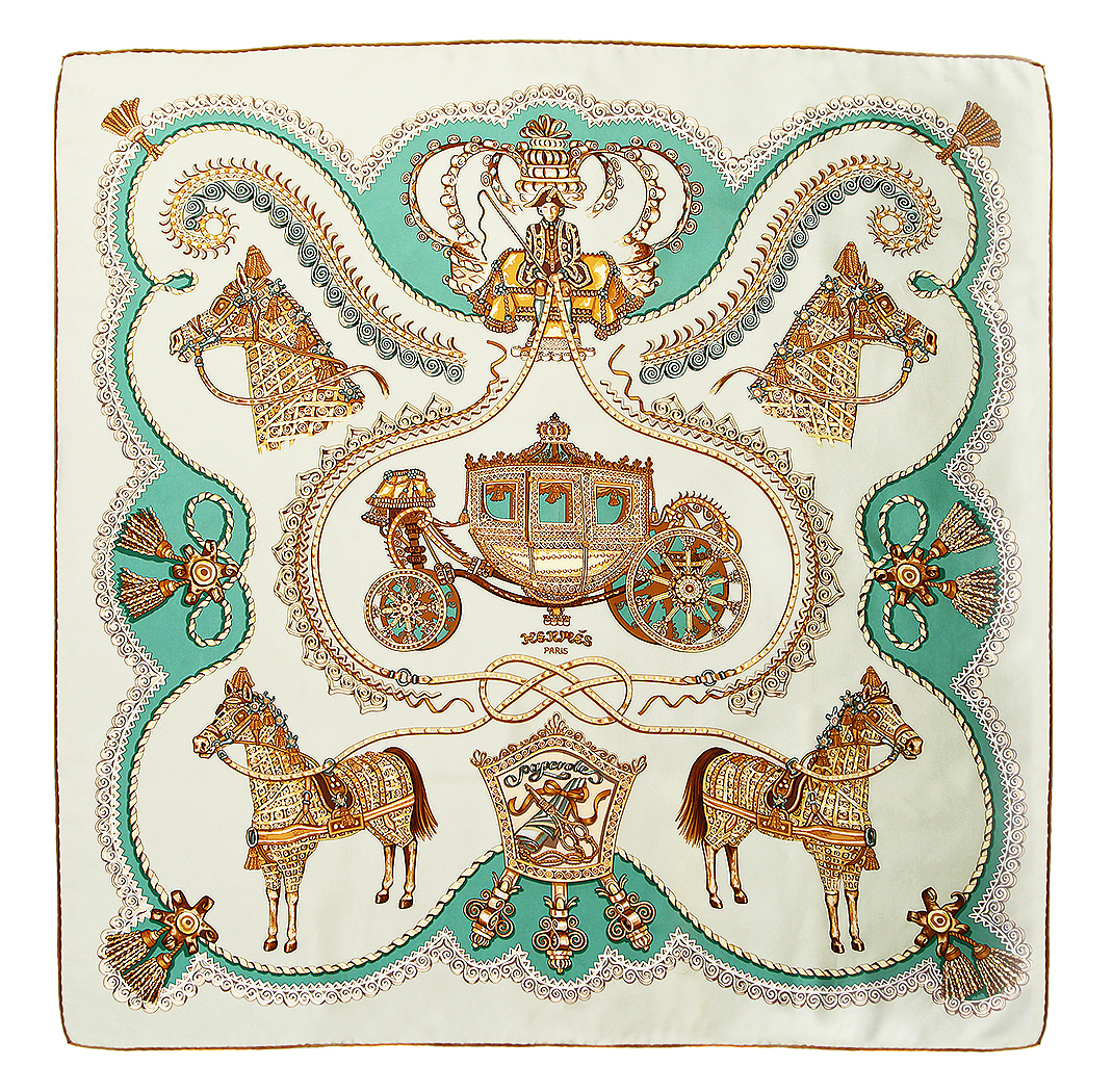 Hermès Paperoles Silk Scarf