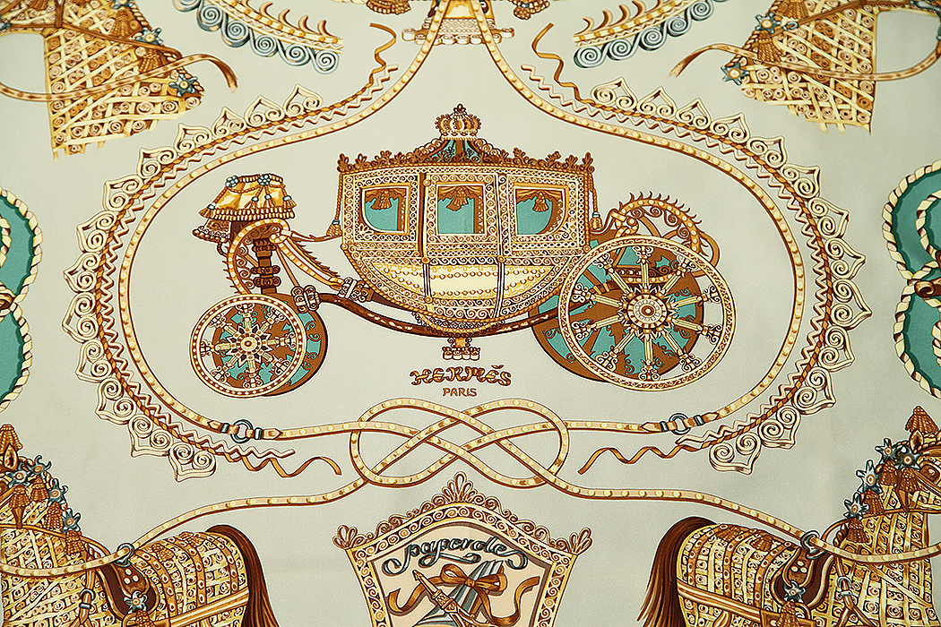 Hermès Paperoles Silk Scarf