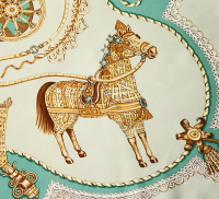 Hermès Paperoles Silk Scarf