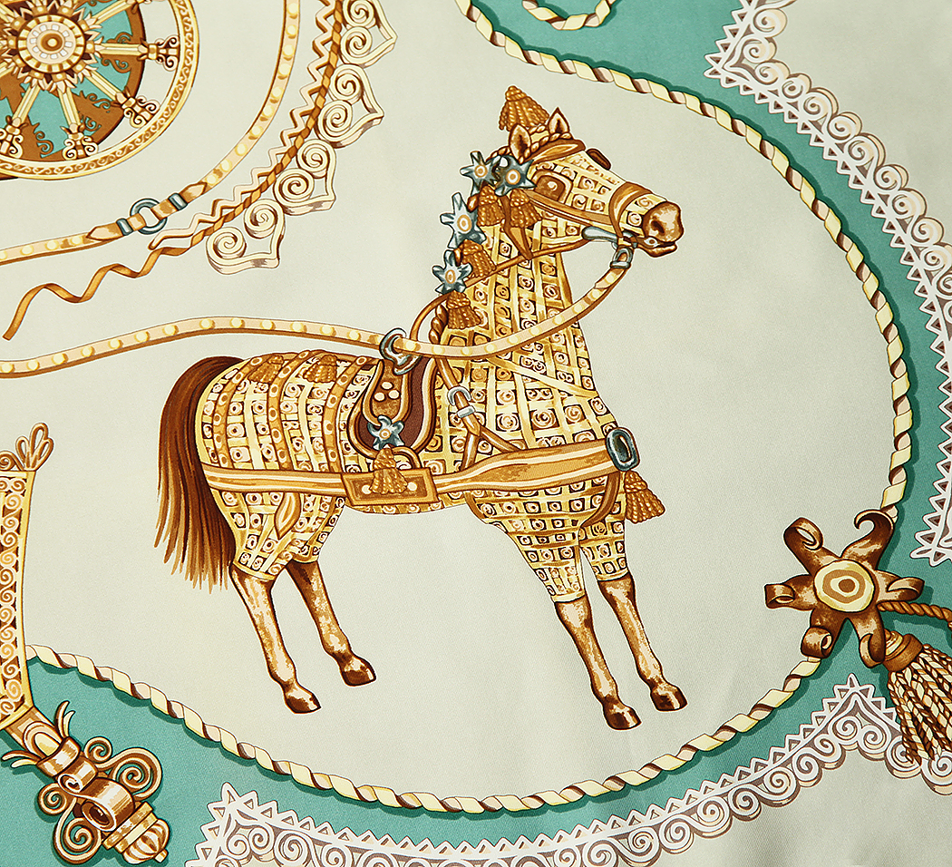 Hermès Paperoles Silk Scarf