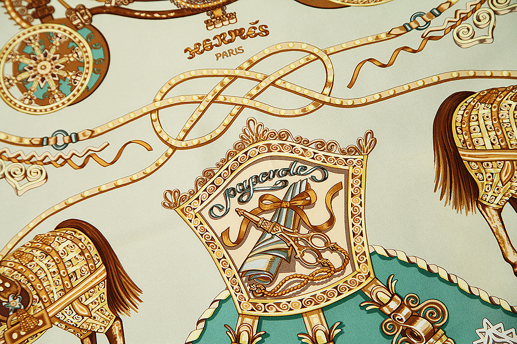 Hermès Paperoles Silk Scarf