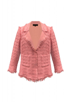 Escada Pink Braided Jacket