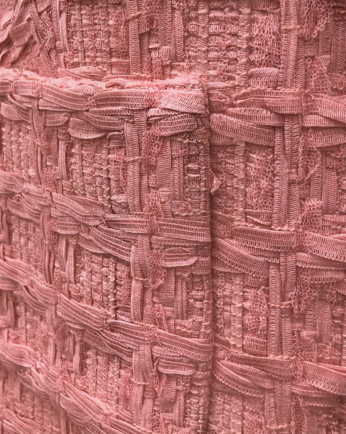 Escada Pink Braided Jacket