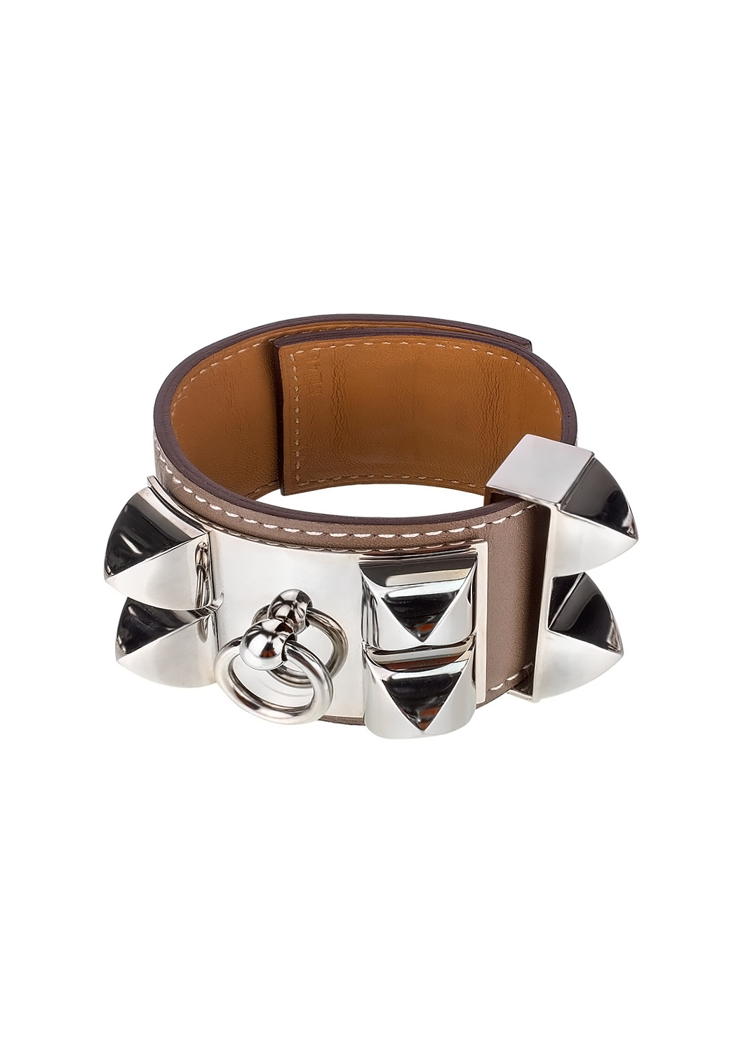 Hermès Collier de Chien Bracelet Etoupe Swift
