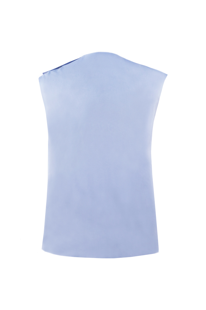 Alexander Wang Asymmetrical Blue Top