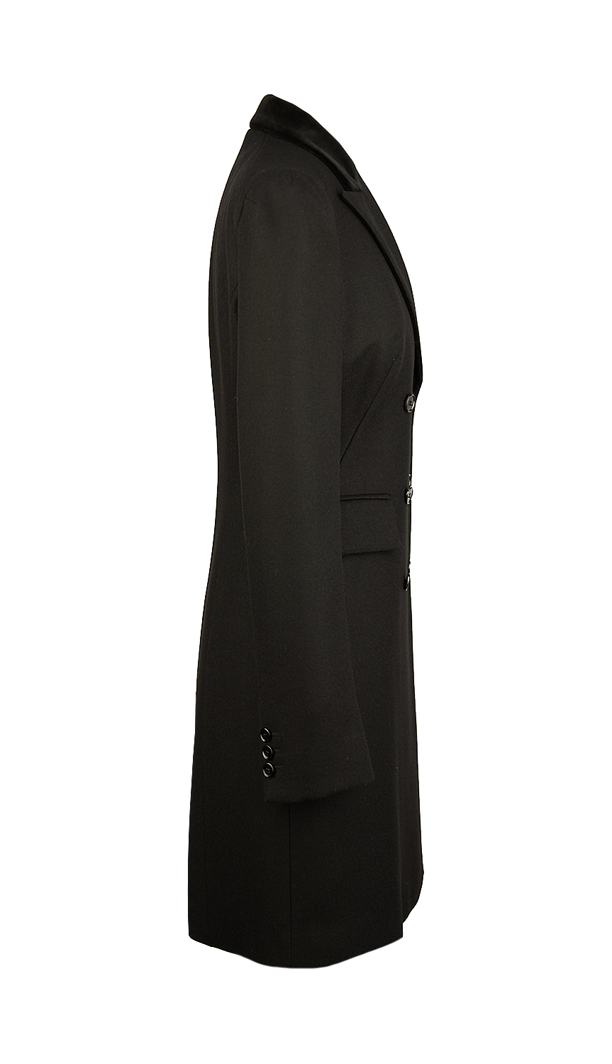 Alexander McQueen Black Coat Dress