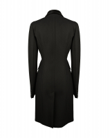 Alexander McQueen Black Coat Dress