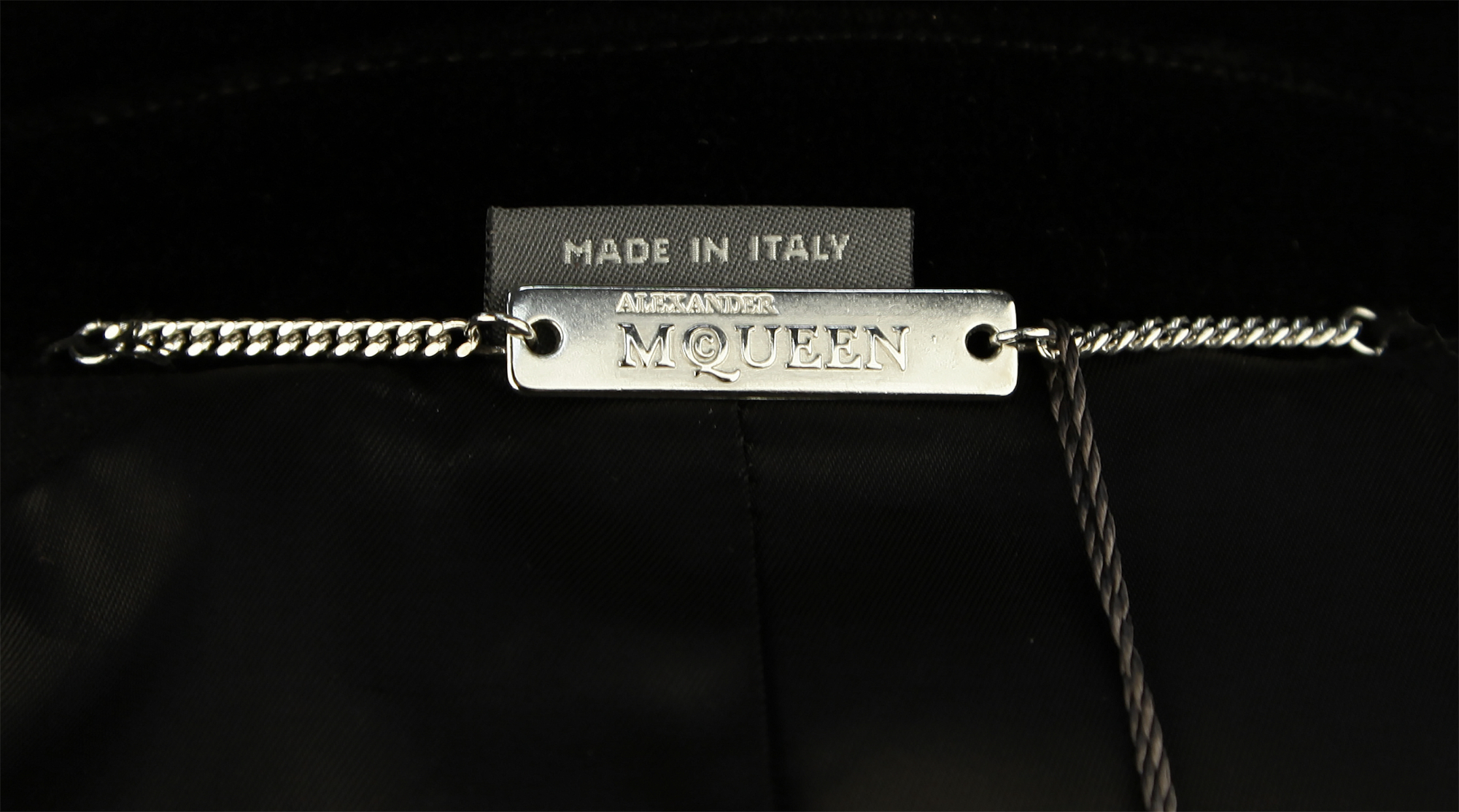 Alexander McQueen Black Coat Dress