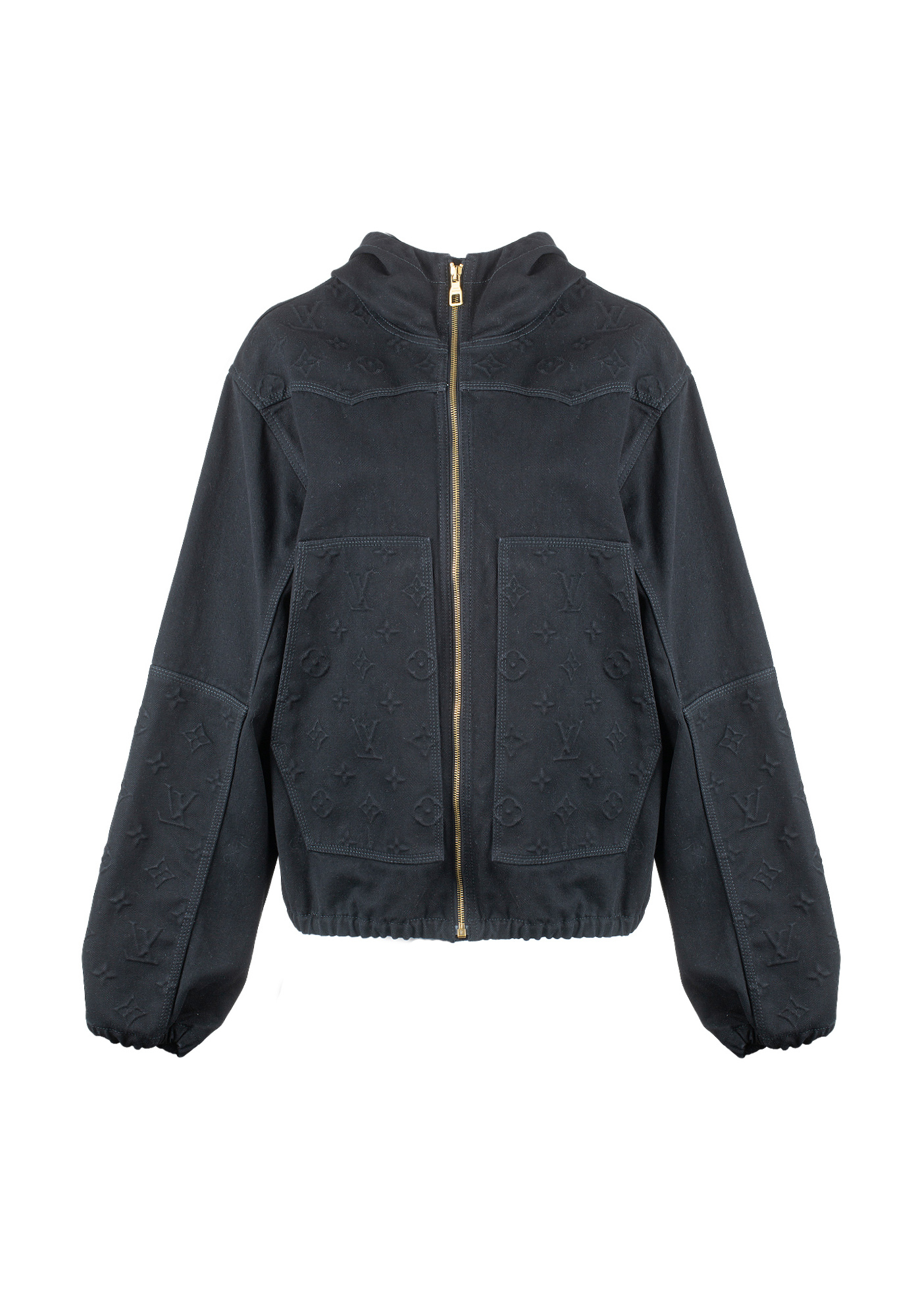 Louis Vuitton Black Monogrammed Jacket