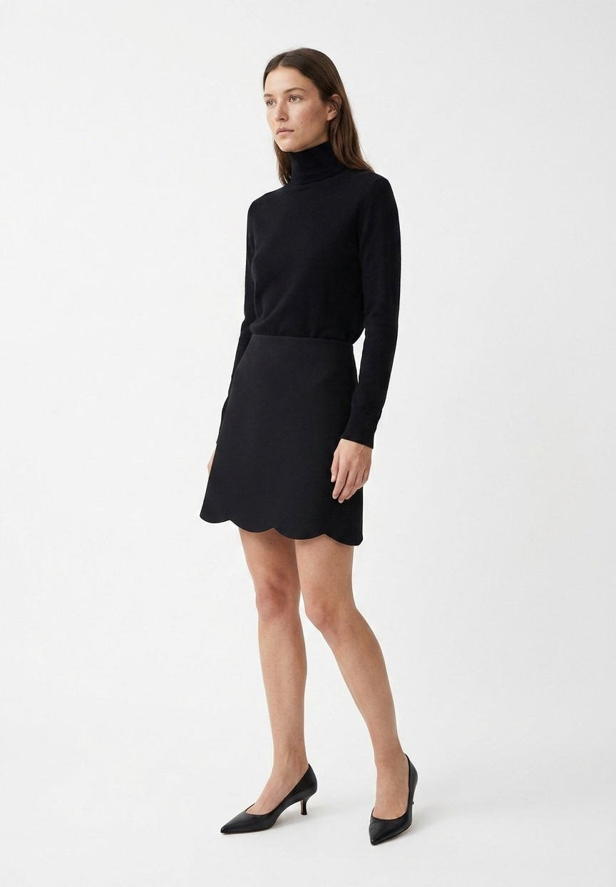 Valentino Black Mini Skirt