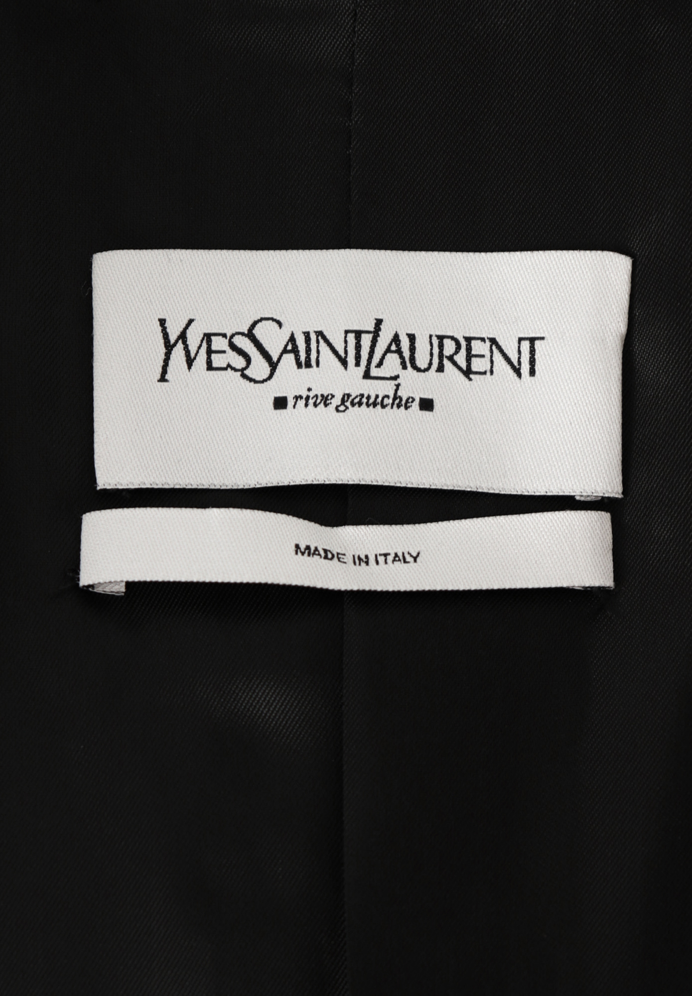 Yves Saint Laurent Black Wool Jacket