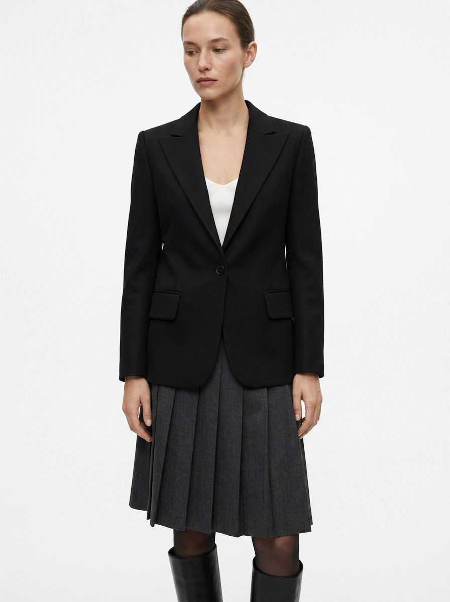 Yves Saint Laurent Black Wool Jacket
