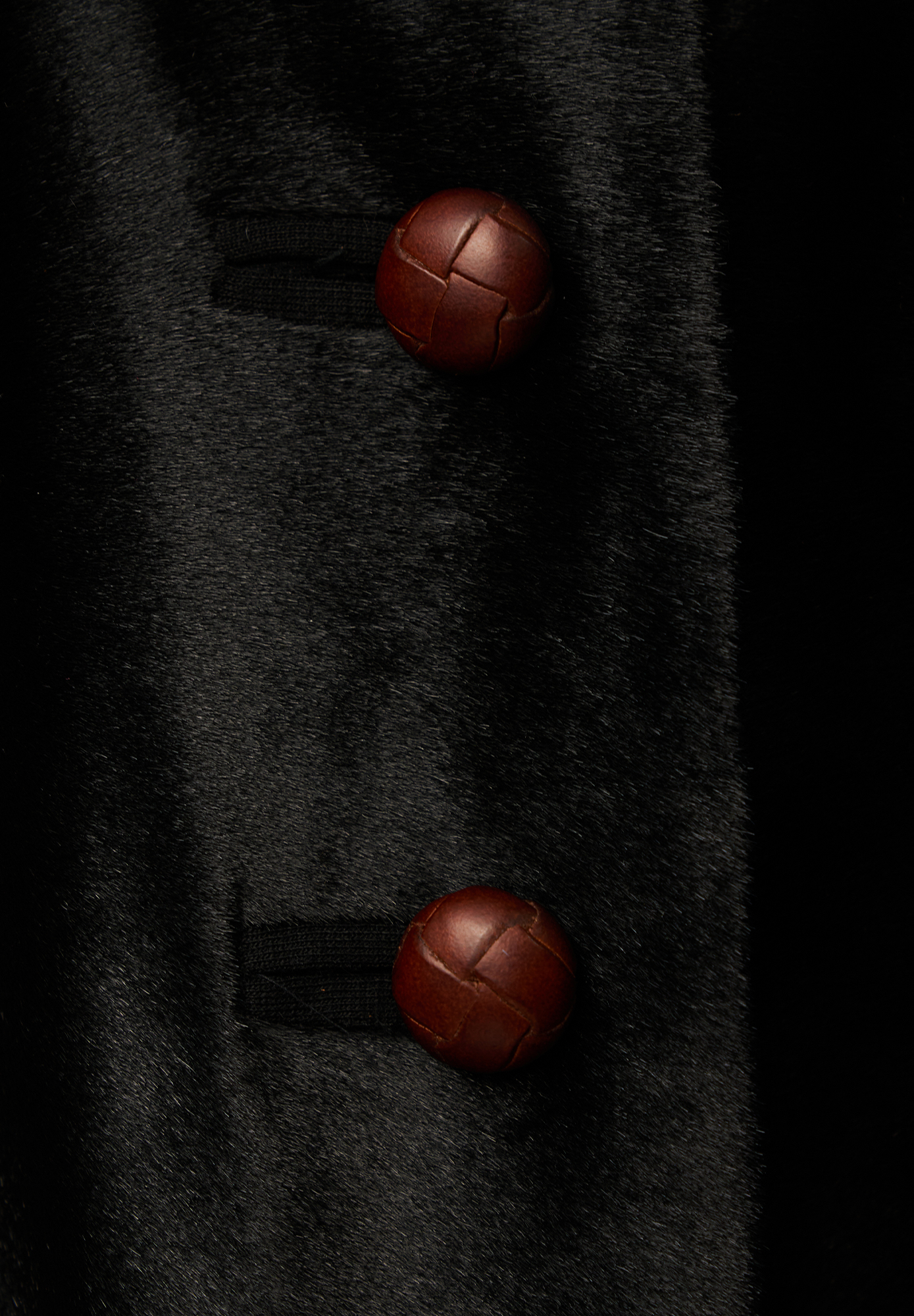 Lanvin Black Fur Jacket