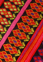 John Galliano Trousers With Geometric Pattern