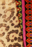 John Galliano Trousers With Geometric Pattern