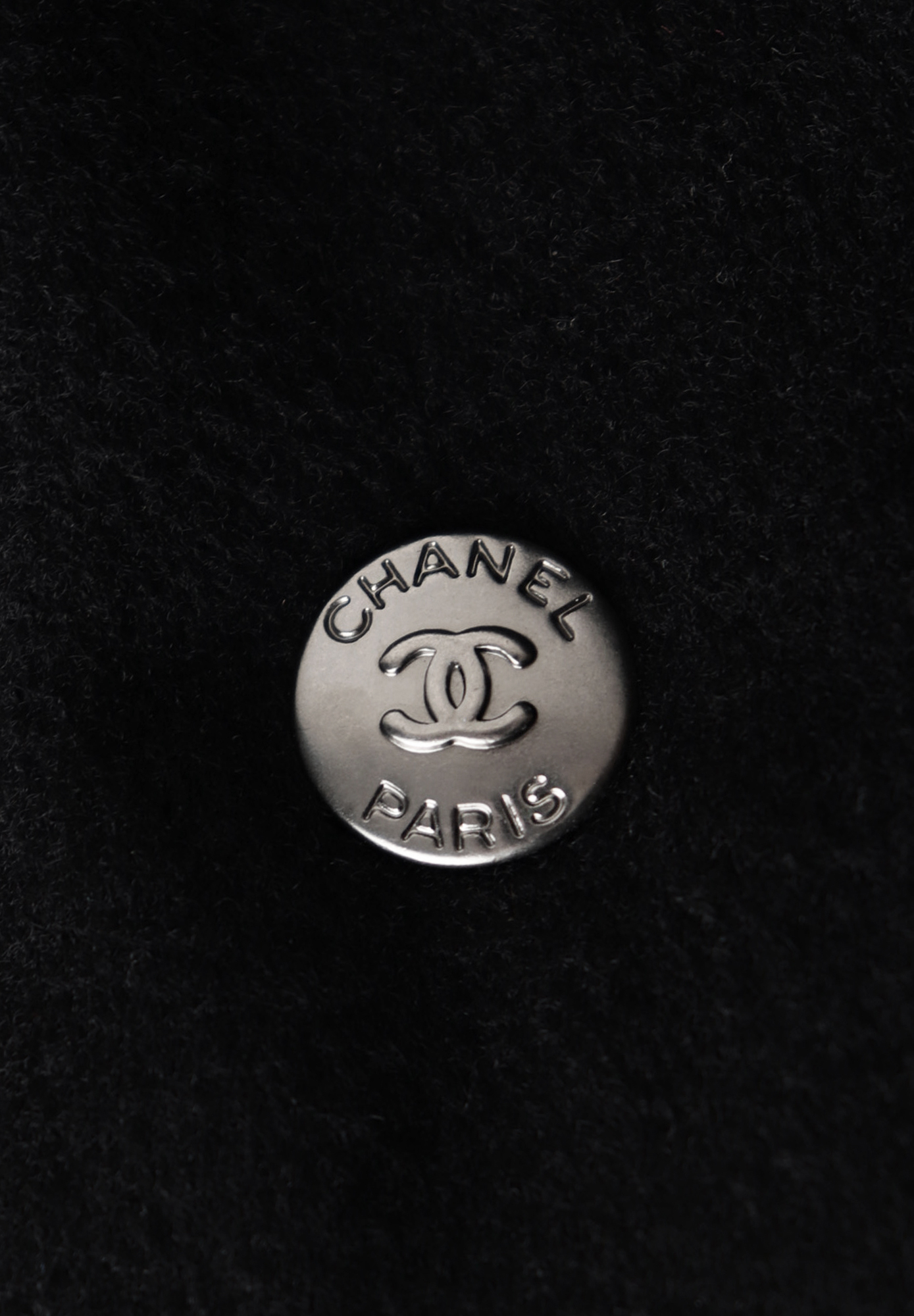 Chanel Black Cashmere Coat