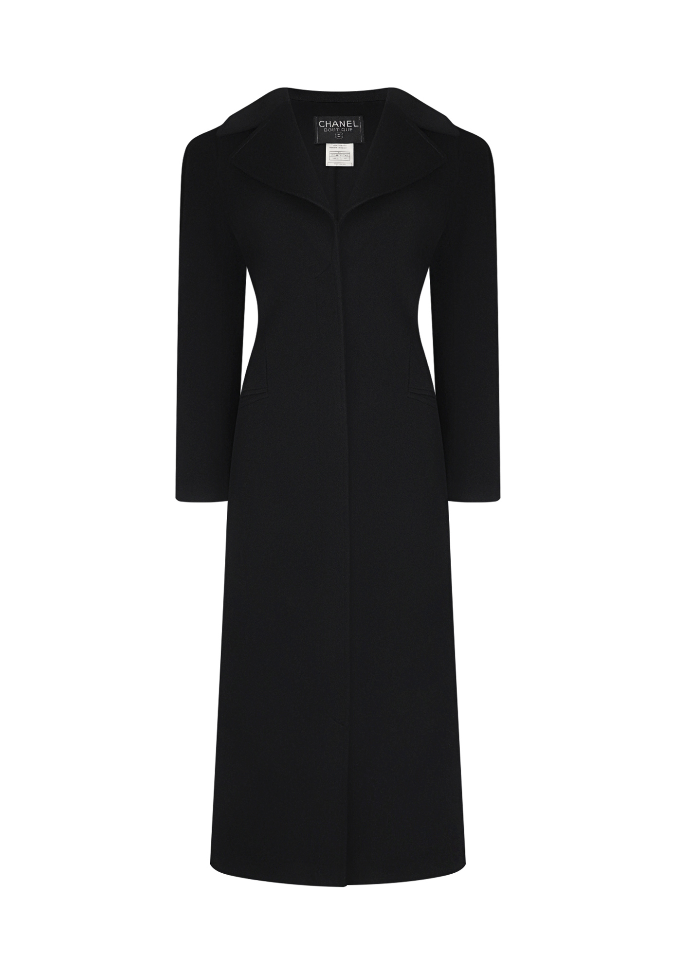 Chanel Black Cashmere Coat