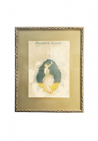 Harper's Bazaar Framed Magazine Cover