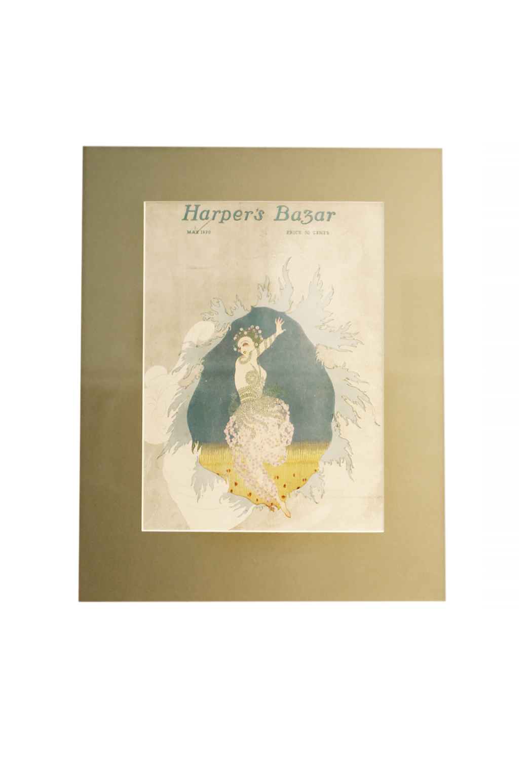 Harper's Bazaar Framed Magazine Cover