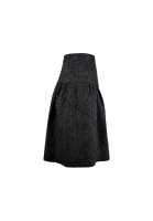 Chanel Black Tweed Skirt