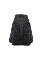 Chanel Black Tweed Skirt
