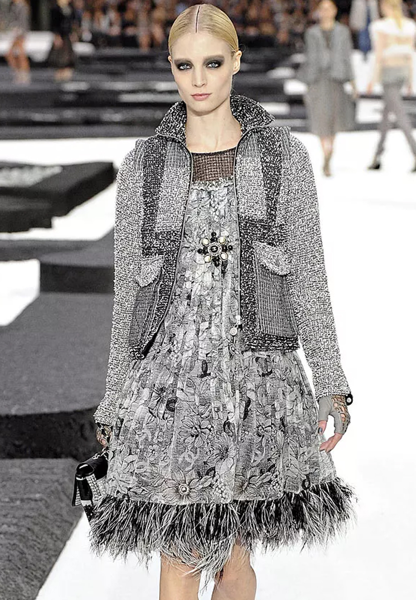 Chanel Long Tweed Vest