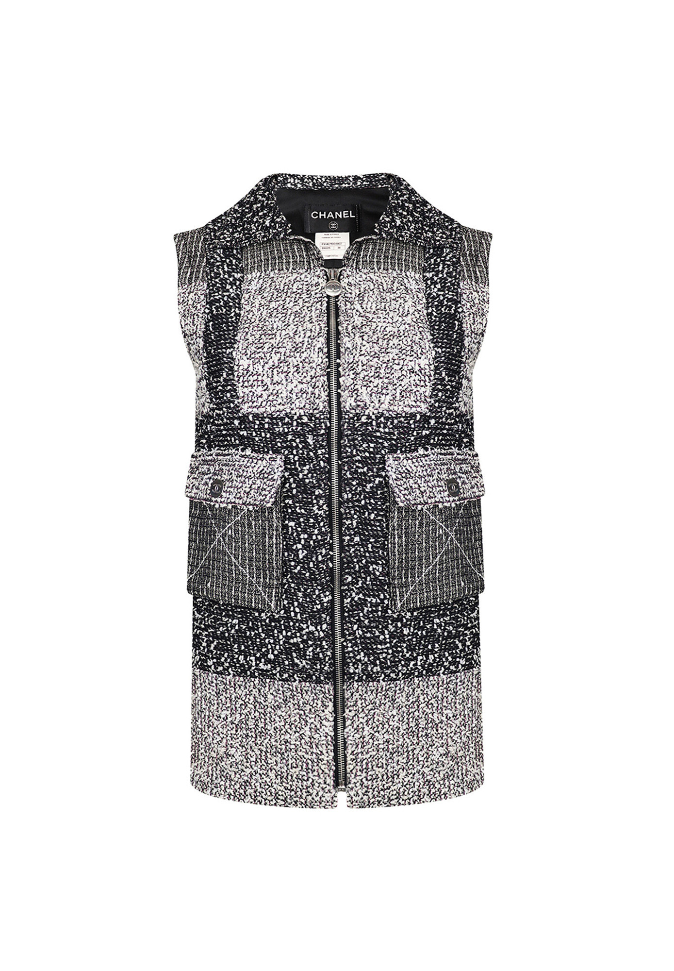 Chanel Long Tweed Vest