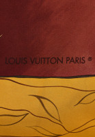 Louis Vuitton Airplane Print Silk Scarf