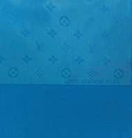 Louis Vuitton Silk Blue Scarf