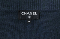 Chanel Blue Cashmere Coat