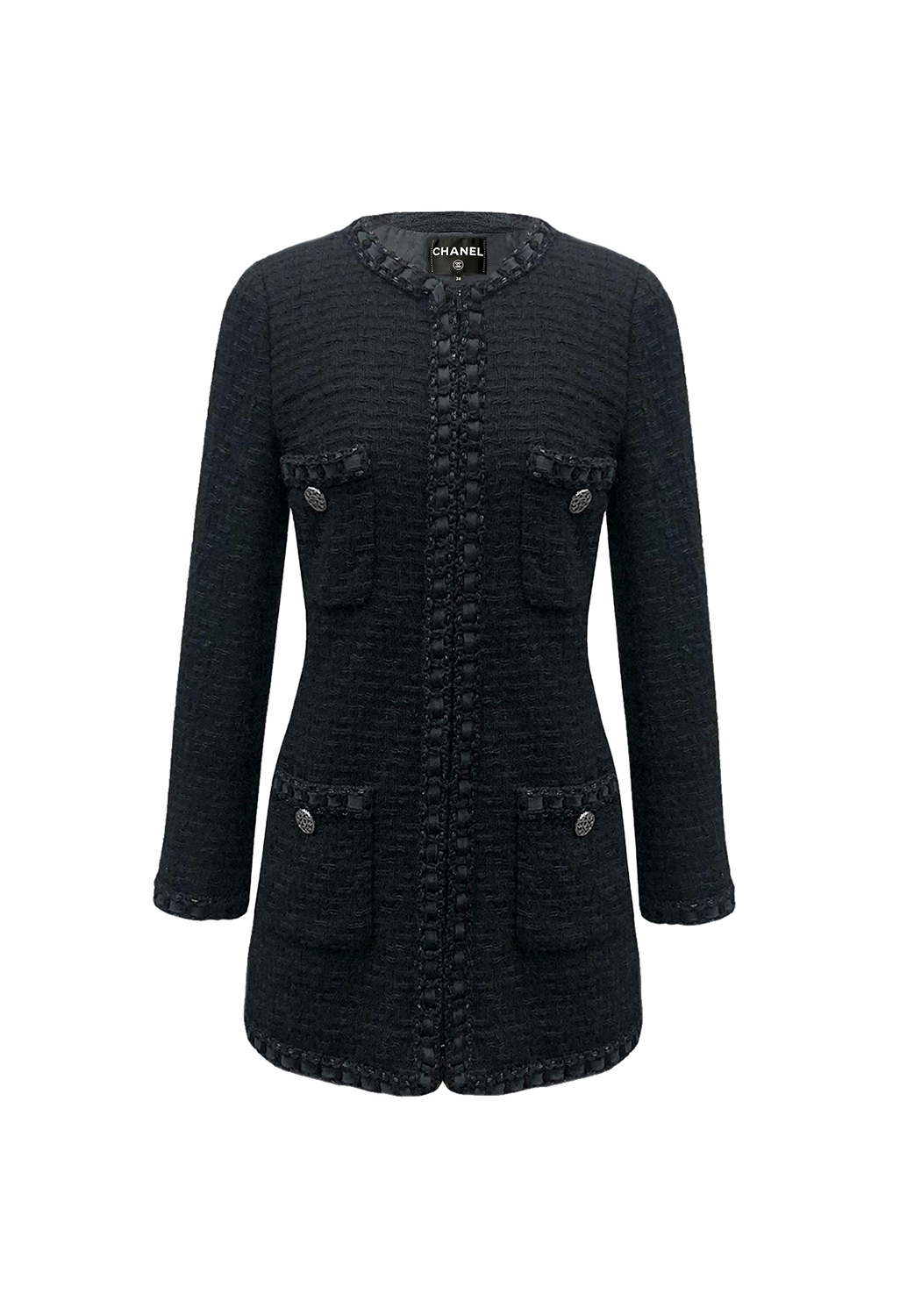 Chanel Black Tweed Jacket