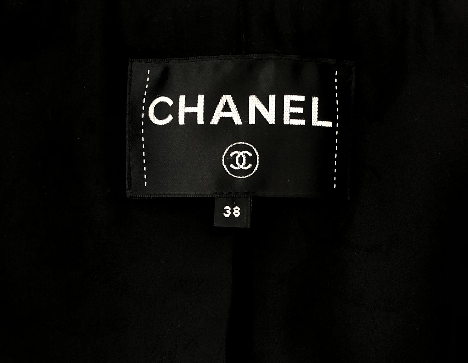 Chanel Black Tweed Jacket