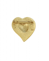 Yves Saint Laurent Heart Brooch