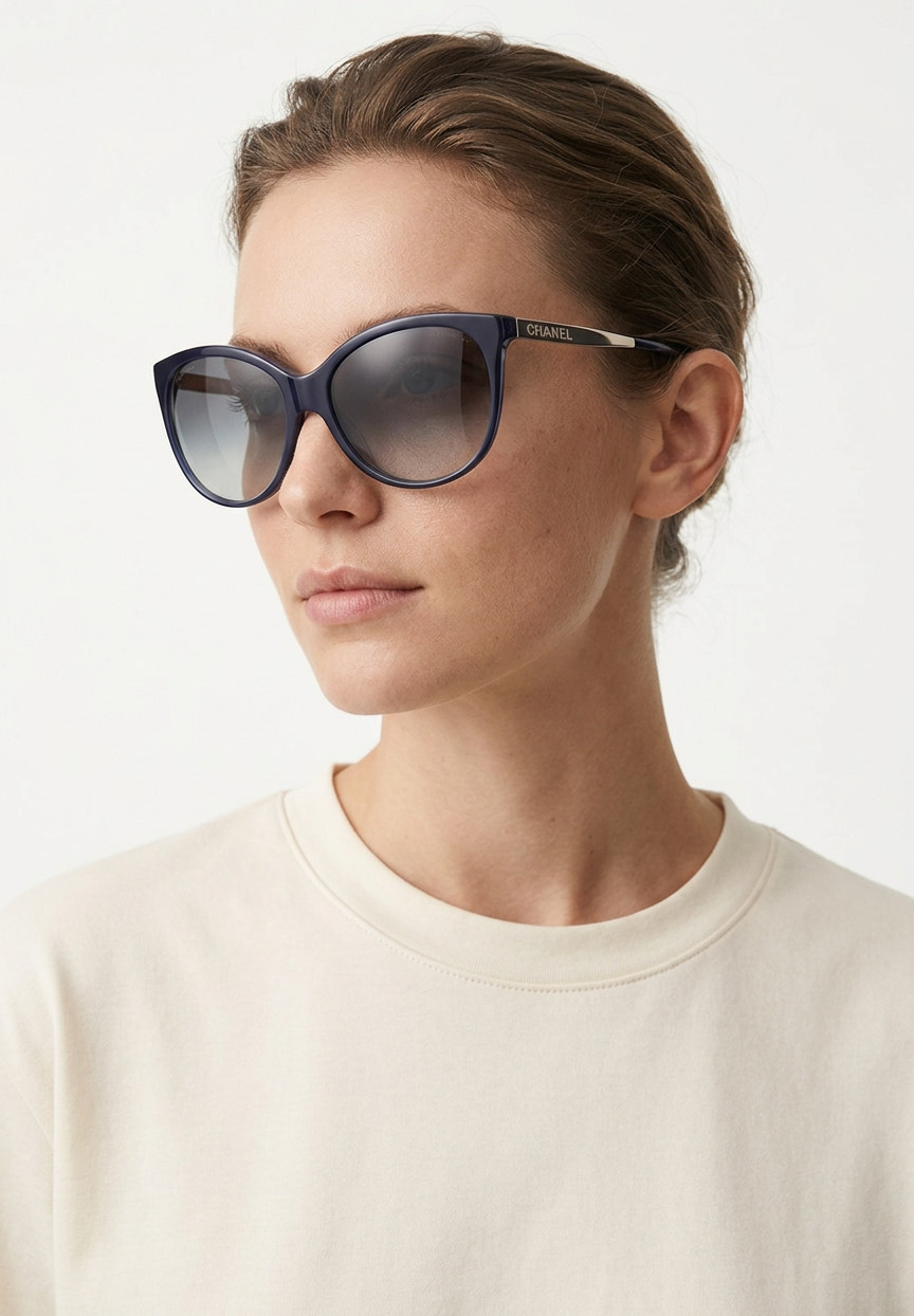 Chanel Dark Blue Sunglasses