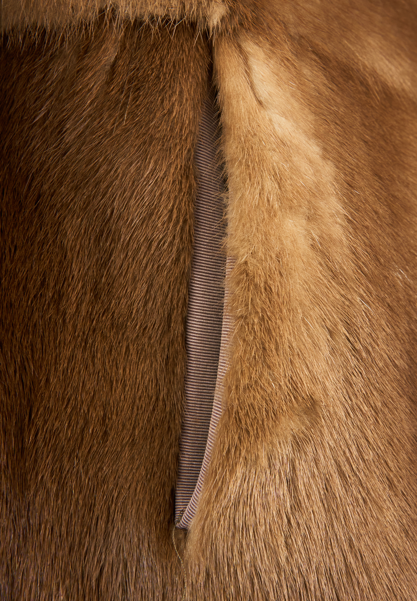 Vintage Mink Brown Fur Coat