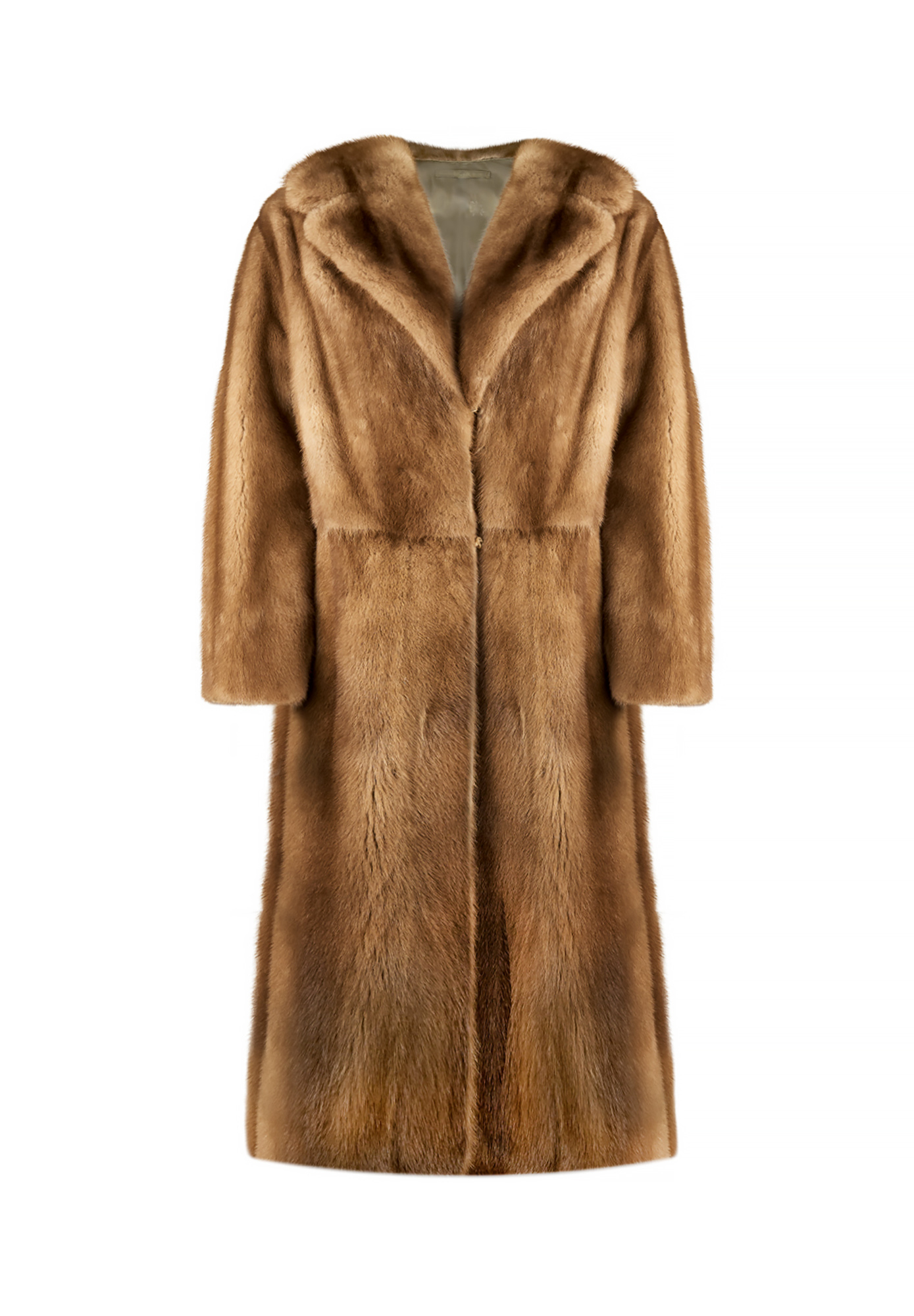 Vintage Mink Brown Fur Coat