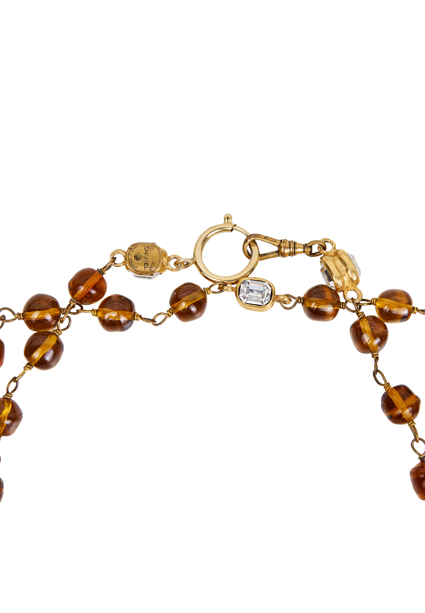 Chanel Necklace With Gripoix Crystals