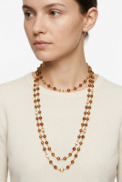 Chanel Necklace With Gripoix Crystals