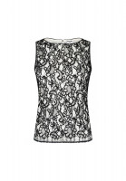 Chanel Black Top With Lace