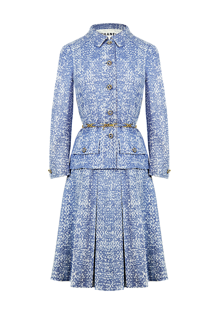 Chanel Blueberry Couture Set