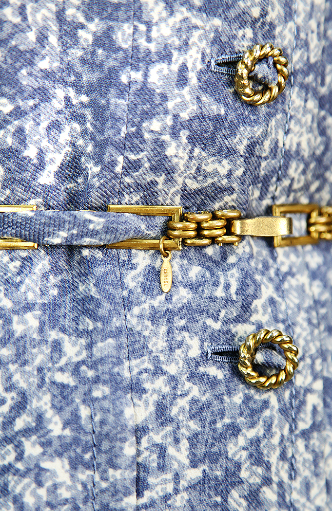 Chanel Blueberry Couture Set