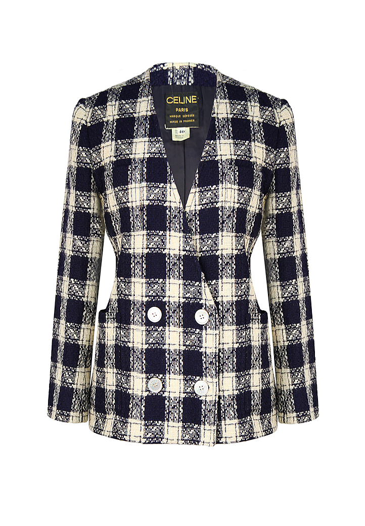 Céline Check Jacket