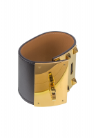 Hermès Black Chiene Extreme Cuff Bracelet 