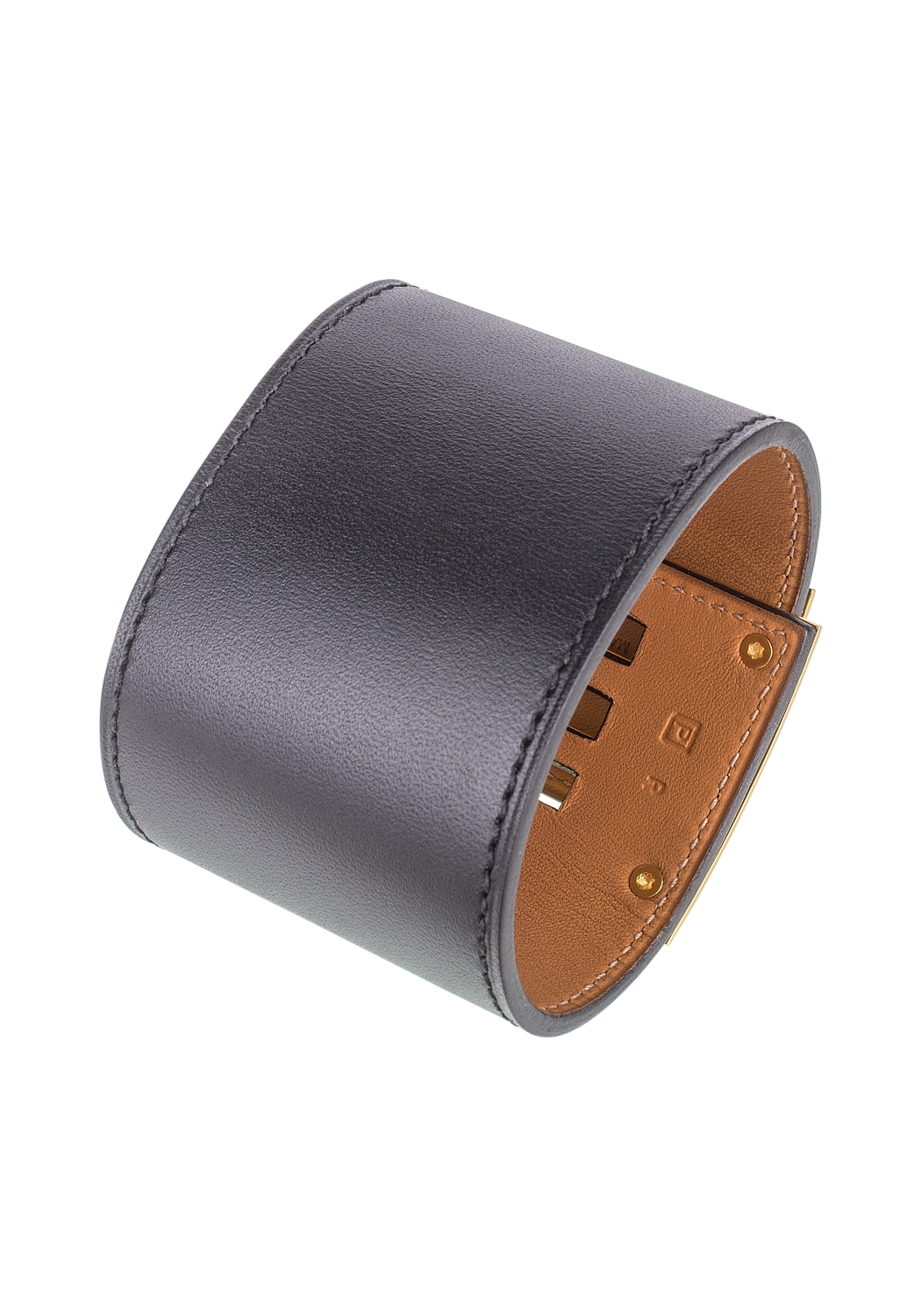 Hermès Black Chiene Extreme Cuff Bracelet 
