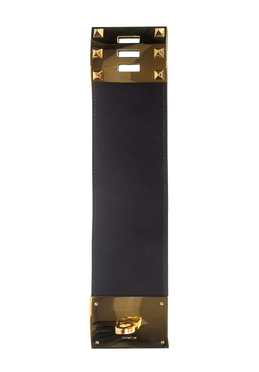 Hermès Black Chiene Extreme Cuff Bracelet 